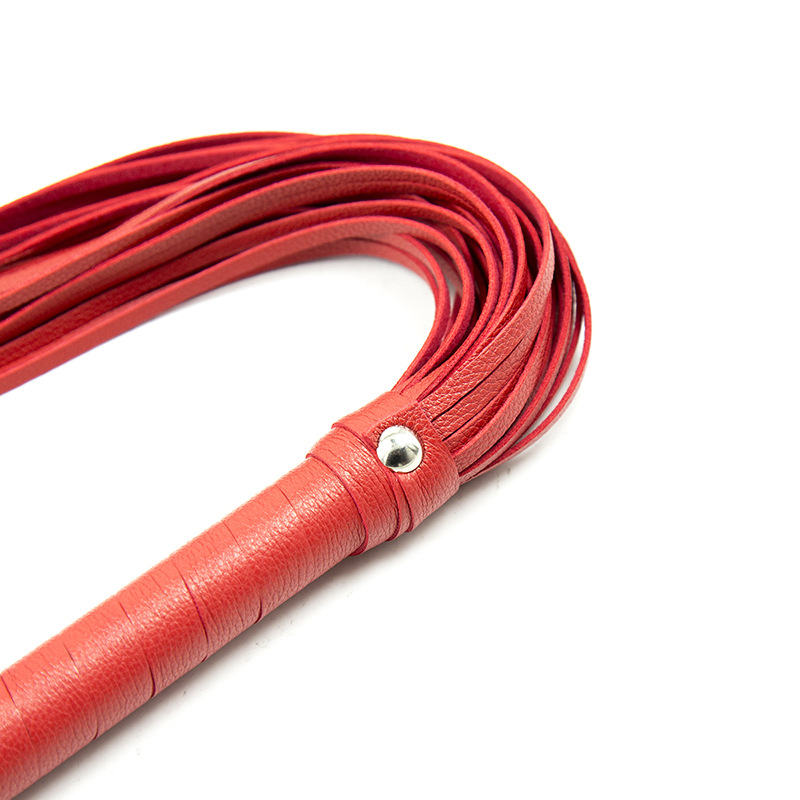 Faux Leather Flogger Whip for Adult Play